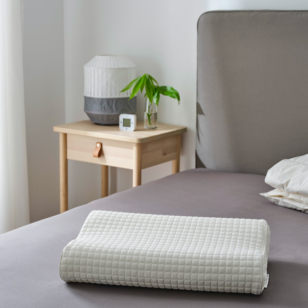BJÖRKSNÄS bedside table birch - IKEA