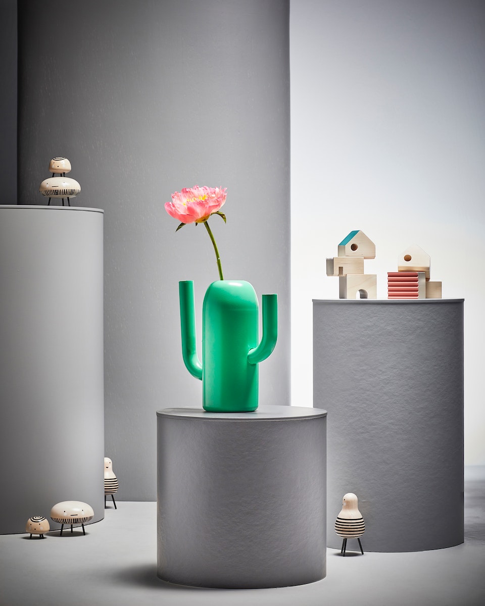 ÄRTBUSKE vase/watering can bright green - IKEA