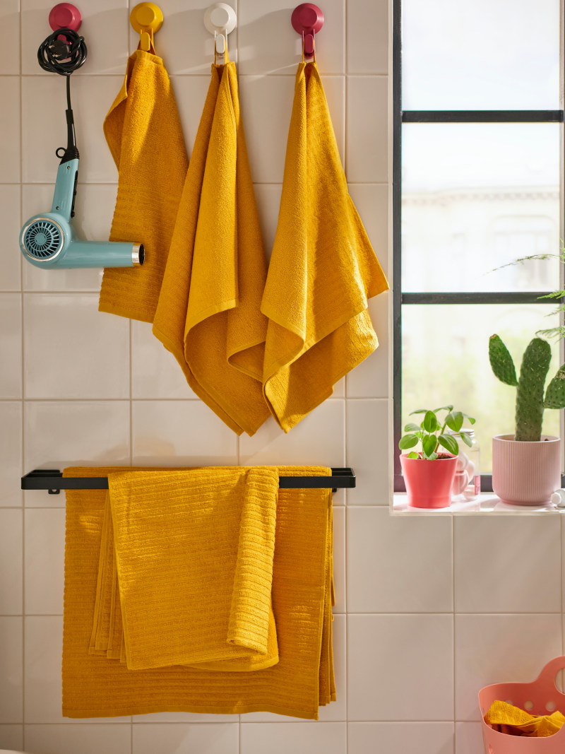 BJÄLVEN bathrobe, beige, S/M - IKEA