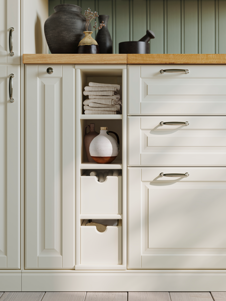 TORNVIKEN open cabinet off-white - IKEA