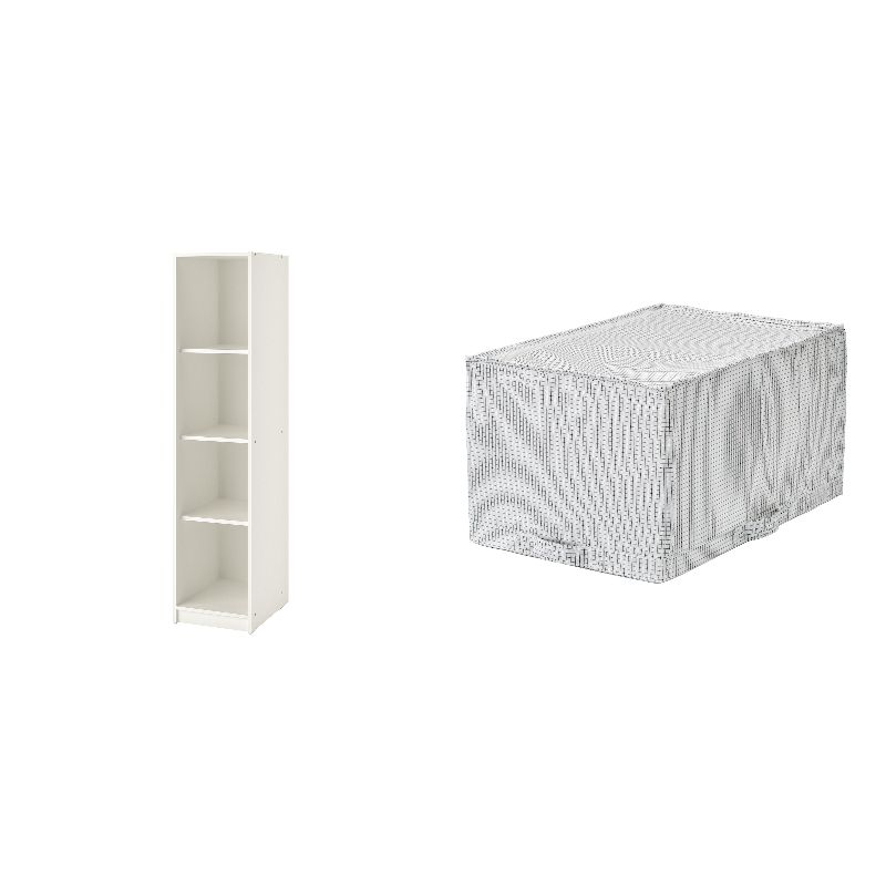 KLEPPSTAD open wardrobe white - IKEA