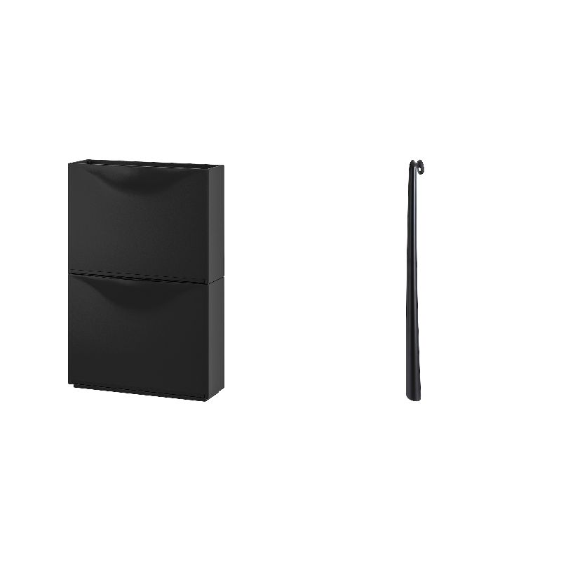 IKEA　TRONES Shoe cabinet/storage, TRONES, black, 52x18x39 cm - IKEA