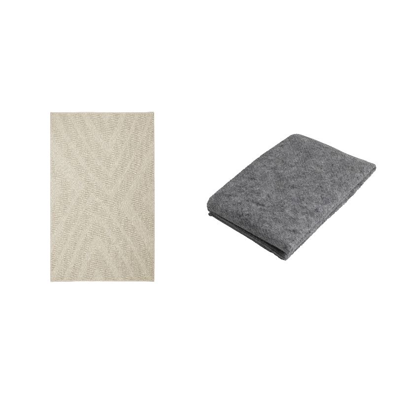 FULLMAKT rug flatwoven, in/outdoor beige/mélange - IKEA