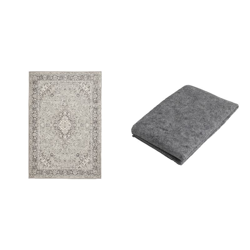 VEDBÄK rug, low pile light grey - IKEA