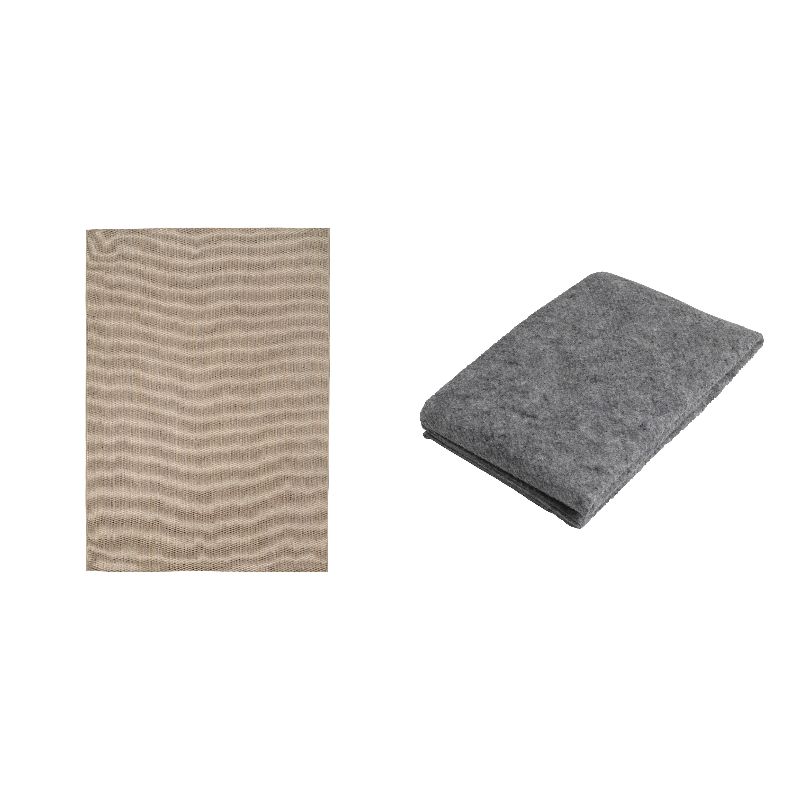 VODSKOV rug, flatwoven natural/light grey - IKEA