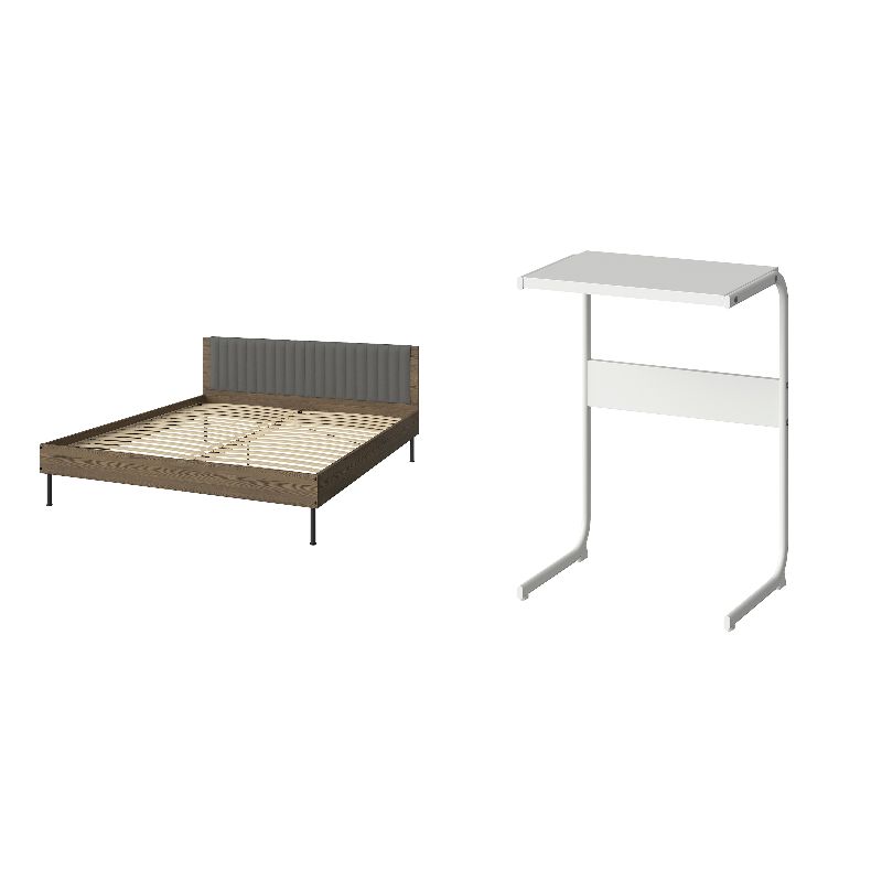 BRUKSVARA bed frame brown - IKEA