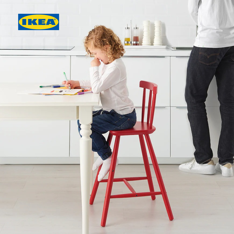 AGAM 阿甘书桌椅红色- IKEA